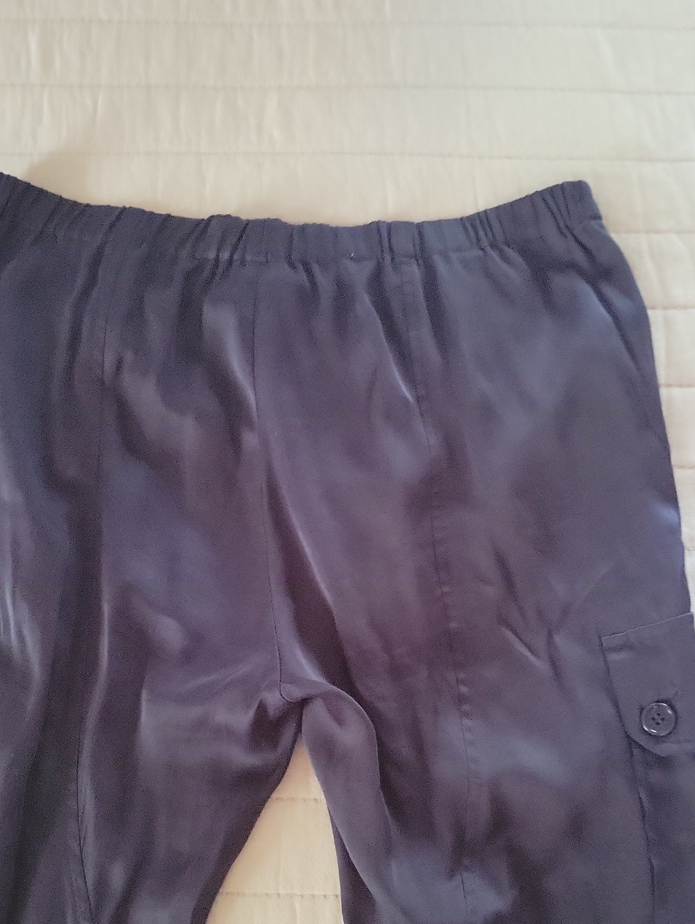 BCBG MAXAZRIA SILK Cargo Jogger Pants - Picture 9 of 9
